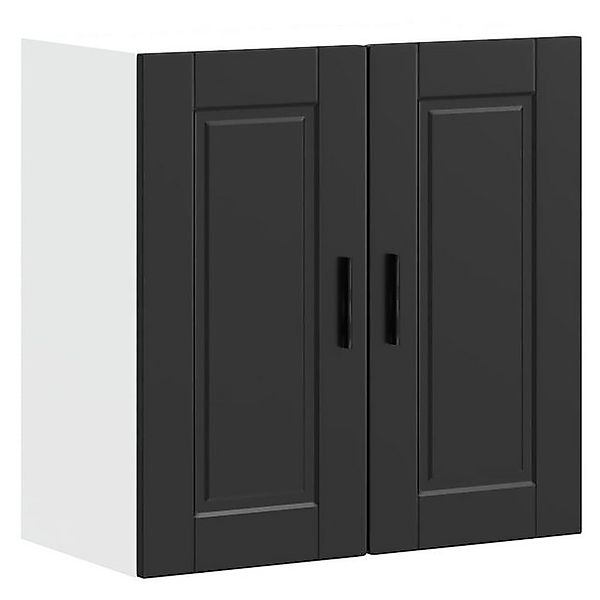 vidaXL Schrankmodule Küchen-Hängeschrank Porto Schwarz Holzwerkstoff günstig online kaufen