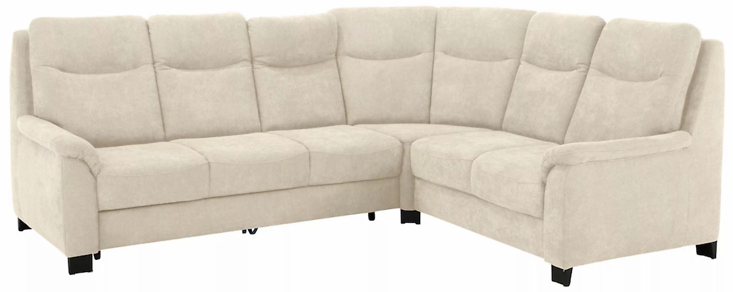 Home affaire Ecksofa »Boccaccio L-Form«, mit Federkern, incl. Kopfteilverst günstig online kaufen