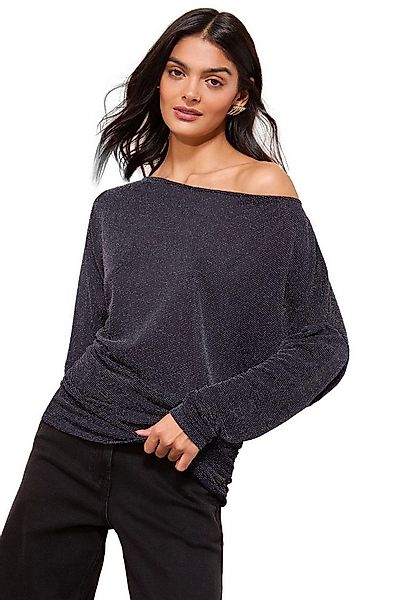 Friends Like These Langarmbluse Friends Like These Schimmerndes Oberteil (1 günstig online kaufen