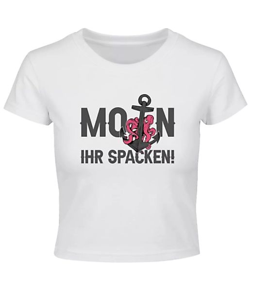 Moin Ihr Spacken · Crop T-Shirt günstig online kaufen