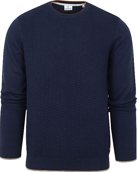 Blue Industry Strukturierter Pullover Dunkelblau - Größe S günstig online kaufen