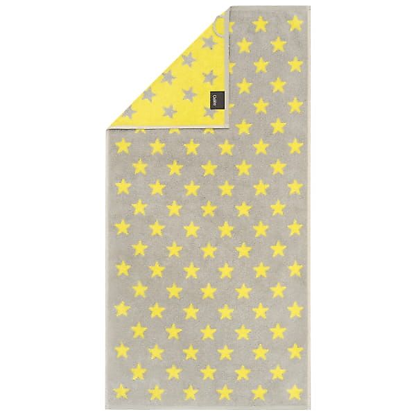 Cawö Handtücher NEW STARS Sterne klein 6261 - Farbe: platin/lime - 75 - Gäs günstig online kaufen