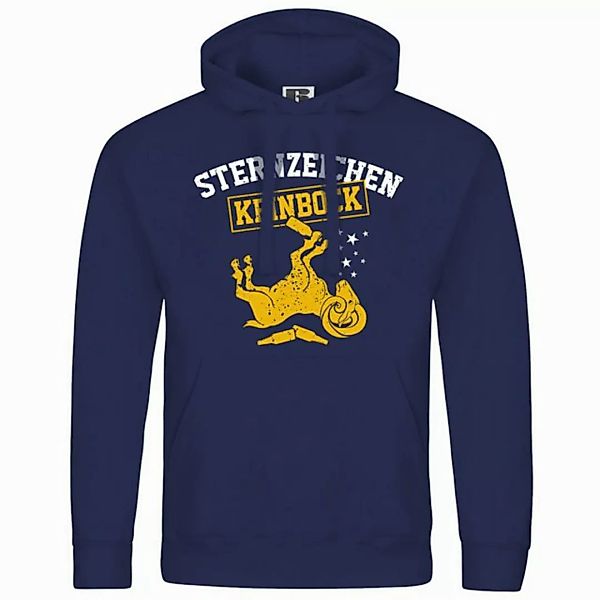 deinshirt Kapuzenpullover Herren Kapuzenpullover Sternzeichen KEIN BOCK Mit günstig online kaufen