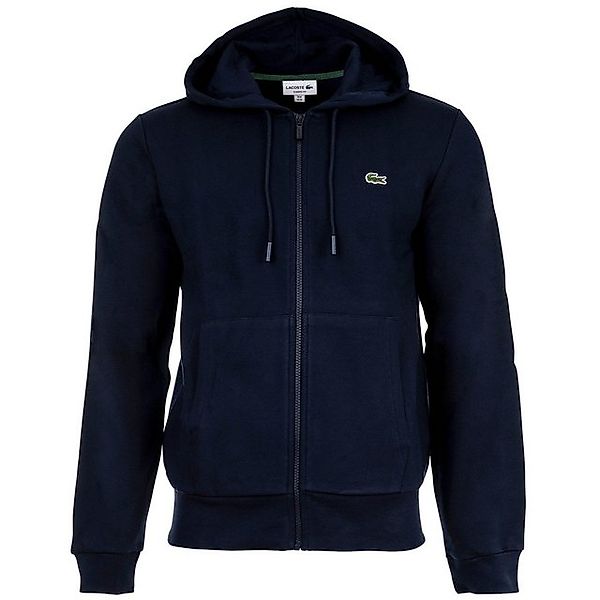 Lacoste Sweatshirt Herren Sweatjacke mit Kapuze - Zipper, aufgerautes günstig online kaufen