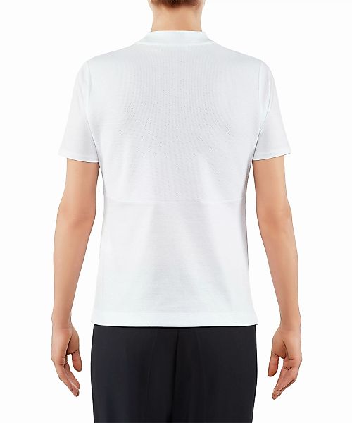 FALKE Damen T-Shirt Rundhals, XL, Weiß, Uni, Baumwolle, 66017-200005 günstig online kaufen