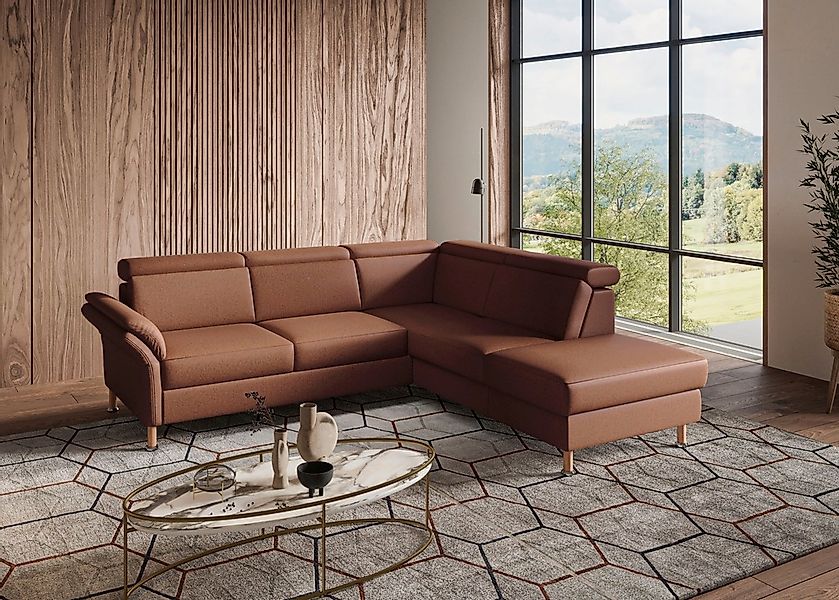 Home affaire Ecksofa "Calypso L-Form", mit Relaxfunktion motorisch im Sofa günstig online kaufen