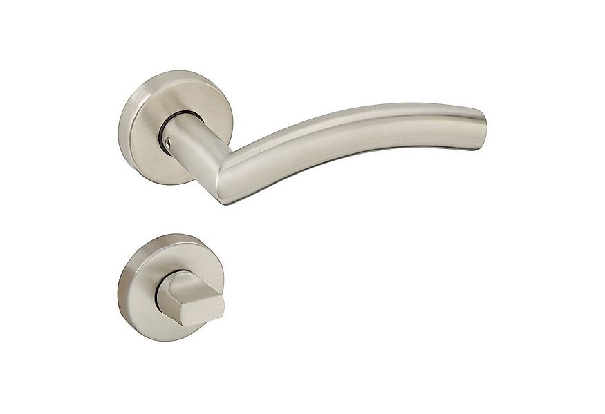 SO-TECH® Drückergarnitur Türdrücker EMIL Edelstahl gebürstet Rund Rosette, günstig online kaufen