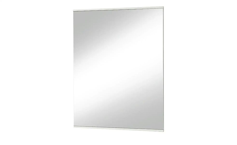 Spiegel  Skala ¦ weiß ¦ Glas,Aluminium,Holzwerkstoff ¦ Maße (cm): B: 58 H: günstig online kaufen