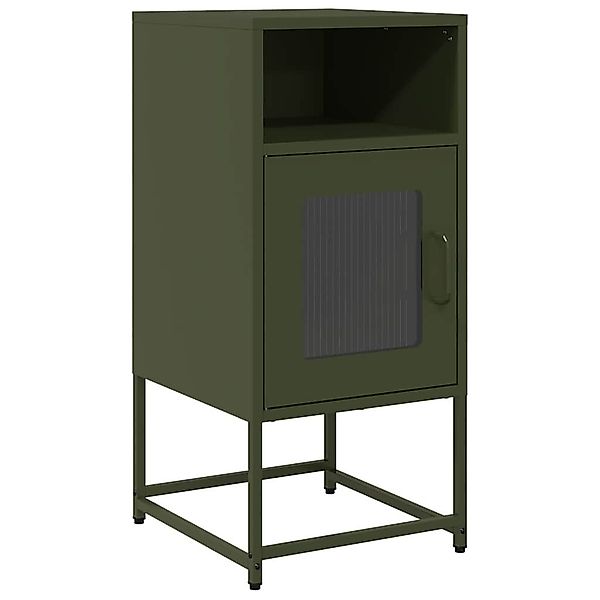 vidaXL Nachttisch Nachttisch Olivgrün 36x39x78 cm günstig online kaufen