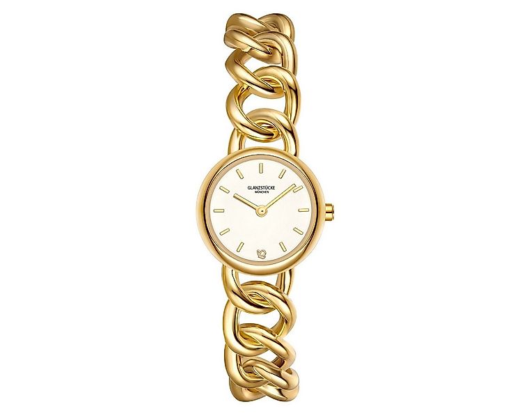 Glanzstücke München Quarzuhr gelbgold günstig online kaufen