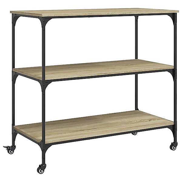 vidaXL Küchenwagen Küchenwagen Sonoma-Eiche 102x50x95 cm günstig online kaufen