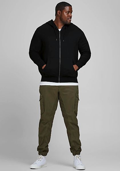 Jack & Jones  Sweatshirt 12182493 BASIC SWEAT ZIP-LIGHT GREY MELANGE günstig online kaufen
