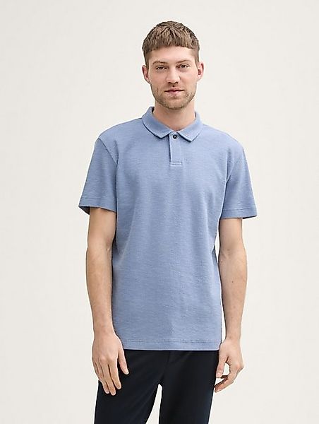 TOM TAILOR Poloshirt Ripp Poloshirt mit Stretch-Anteil günstig online kaufen