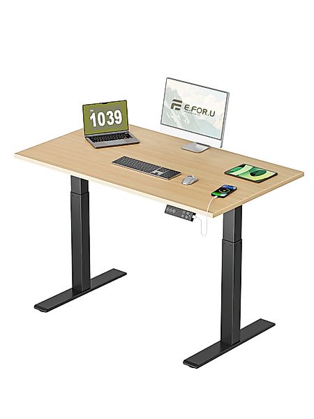 ERGOFINO Schreibtisch DT20LT höhenverstellbarer Schreibtisch (140x80 günstig online kaufen