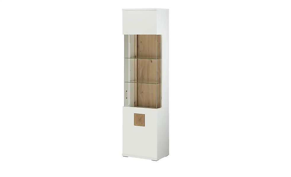 uno Vitrine  Topeka ¦ weiß ¦ Maße (cm): B: 55 H: 209 T: 38.0 Schränke > Vit günstig online kaufen