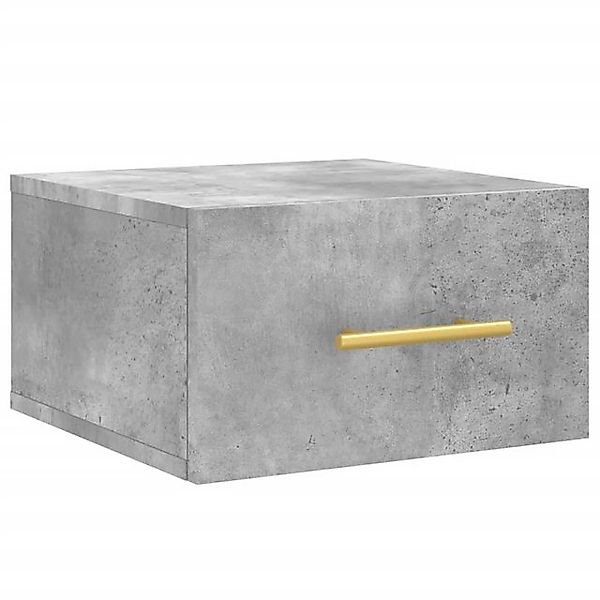 vidaXL Hängeschrank Wand-Nachttisch Betongrau 35x35x20 cm günstig online kaufen