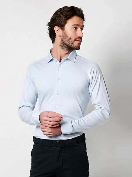 DESOTO Langarmhemd Jerseyhemd Casual Kent langarm Flexibler Stretch günstig online kaufen