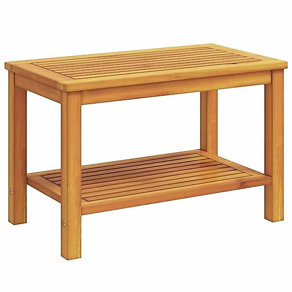 vidaXL Couchtisch Braun 70 x 40 x 45 cm Akazie Massivholz 4108103 günstig online kaufen