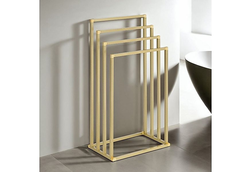 IDIMEX Handtuchständer SENZA, Handtuchständer mit 4 Stangen aus Metall pulv günstig online kaufen