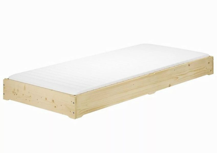 ERST-HOLZ Stapelbett Stapelbett, Funktionsbett, Massivholzbett Fichte geölt günstig online kaufen