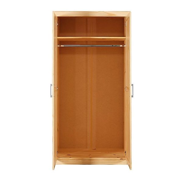 Inter Link Kleiderschrank Leon Massivholz Schrank Landhausstil, Hutablage, günstig online kaufen