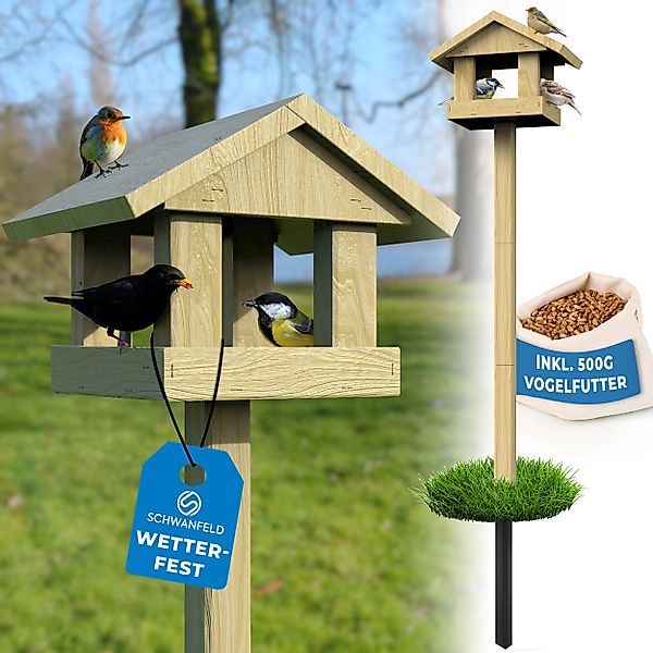 Schwanfeld Vogelhaus [FÜR ALLE VOGELARTEN] - günstig online kaufen