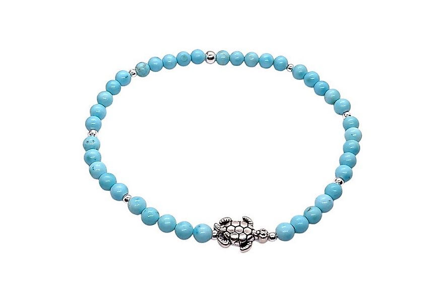 Steinfixx® Armband Perlenarmband 4mm - Schildkröte - 5 verschiedene Edelste günstig online kaufen