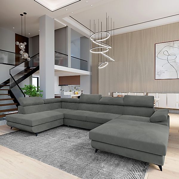 Masseno Ecksofa RUBANO mit Schlaffunktion U-Form, günstig online kaufen