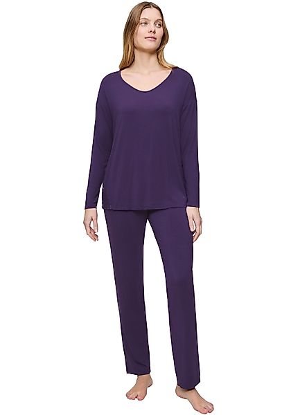 Triumph Pyjama "Timeless Sensuality PK LSL", (2 tlg.), atumgsaktiv und weic günstig online kaufen