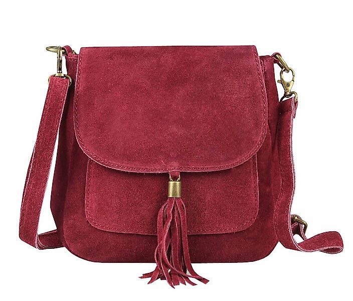ITALYSHOP24 Schultertasche Made in Italy Damen Leder Tasche CrossOver, als günstig online kaufen