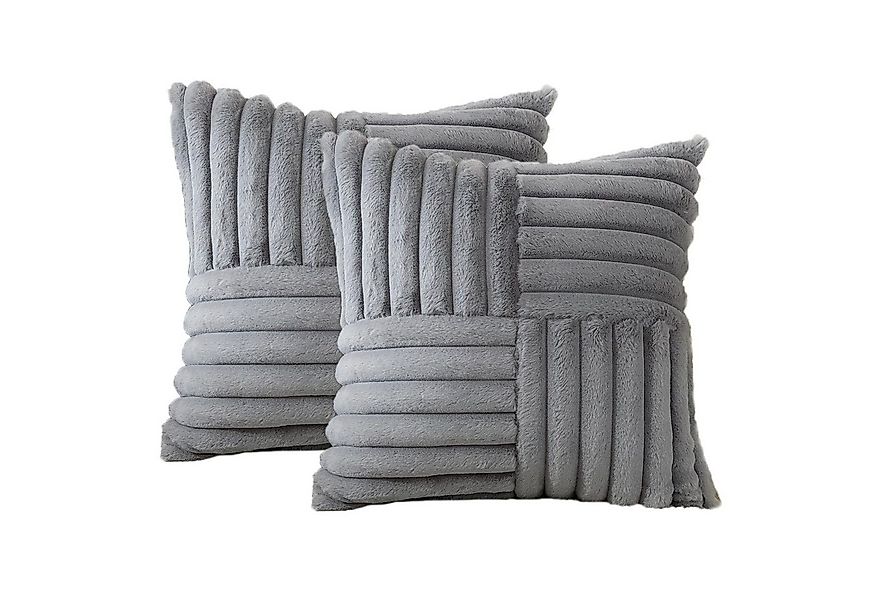 Coonoor Kissenbezug 45x45 cm Plüsch Samt Kissenbezüge Zierkissenbezüge Kiss günstig online kaufen