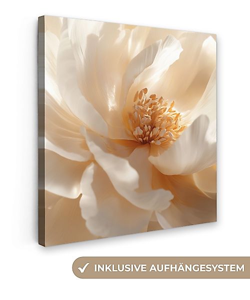 OneMillionCanvasses® Leinwandbild Nahaufnahme - Pfingstrose - günstig online kaufen