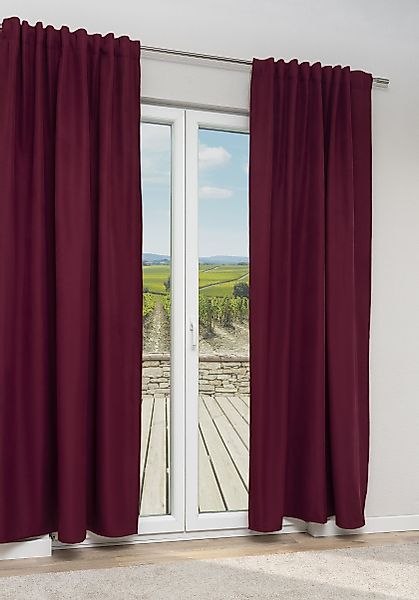 LYSEL® Verdunkelungsvorhang Zugbandschal Thermoka Verdunklung, (1 günstig online kaufen
