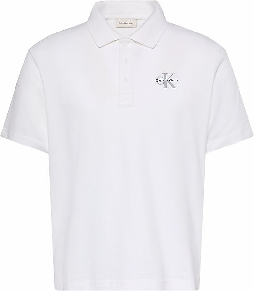 Calvin Klein Jeans Poloshirt "EASY MONOLOGO CASUAL PIQUE" Regular fit mit P günstig online kaufen