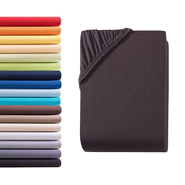 Hometex Premium Textiles Spannbettlaken Jersey Spannbettlaken günstig online kaufen