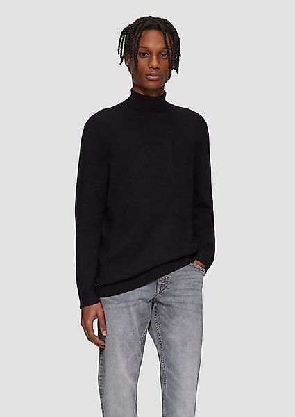 QS Strickpullover Slim-Fit-Pullover mit Rollkragen günstig online kaufen