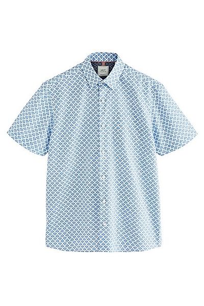 Next Businesshemd Oxford-Kurzarmhemd mit Print (1-tlg) günstig online kaufen