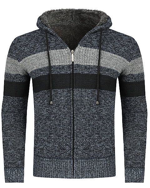 Allthemen Cardigan Herren Strickjacke mit Kapuze günstig online kaufen