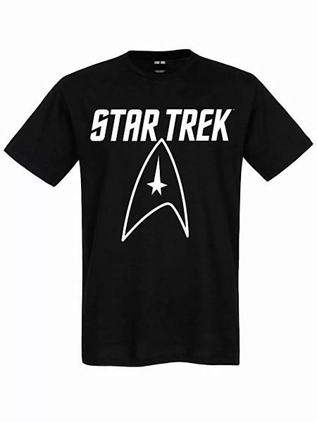 Star Trek Big Logo Herren T-Shirt schwarz günstig online kaufen