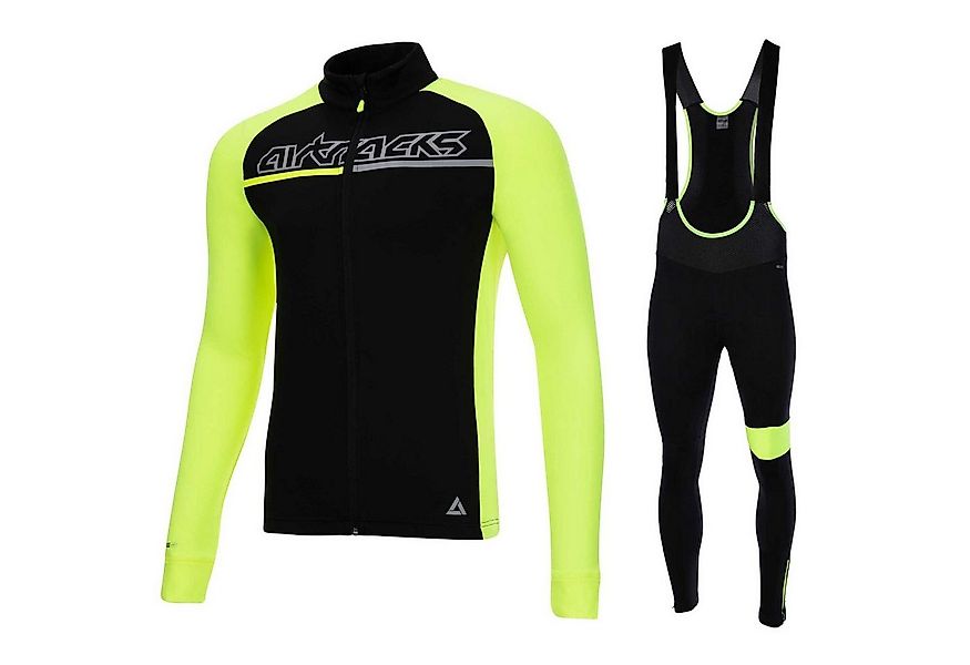 Airtracks Fahrradhose Herren Winter Radtrikot Set Pro Team (Fahrradtrikot S günstig online kaufen