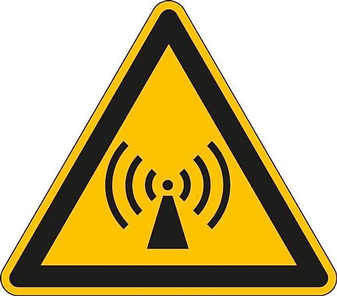 Hein Warnschild Strahlung, 50mm 173282(VE10) günstig online kaufen