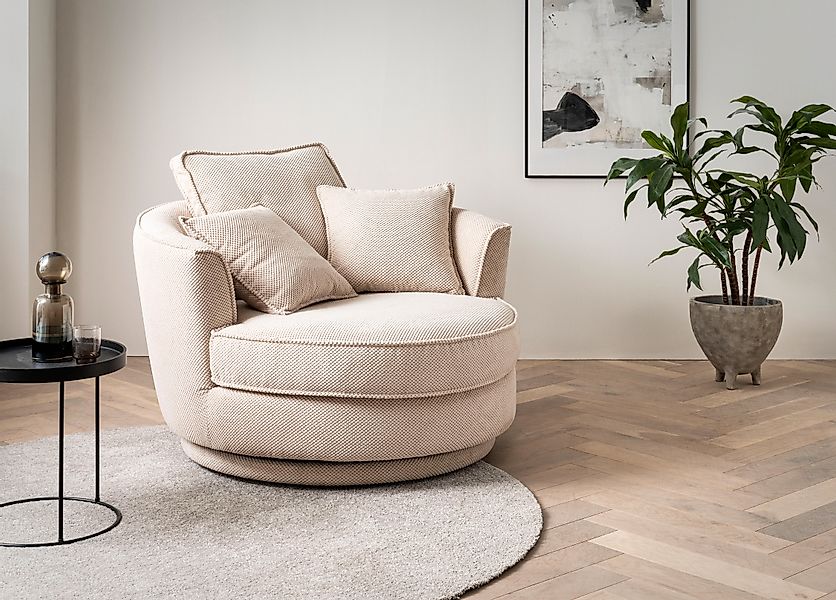Leonique Drehsessel »MAISIE, Love Seat XXL, Lese-Sessel BIG-«, Sessel in ME günstig online kaufen
