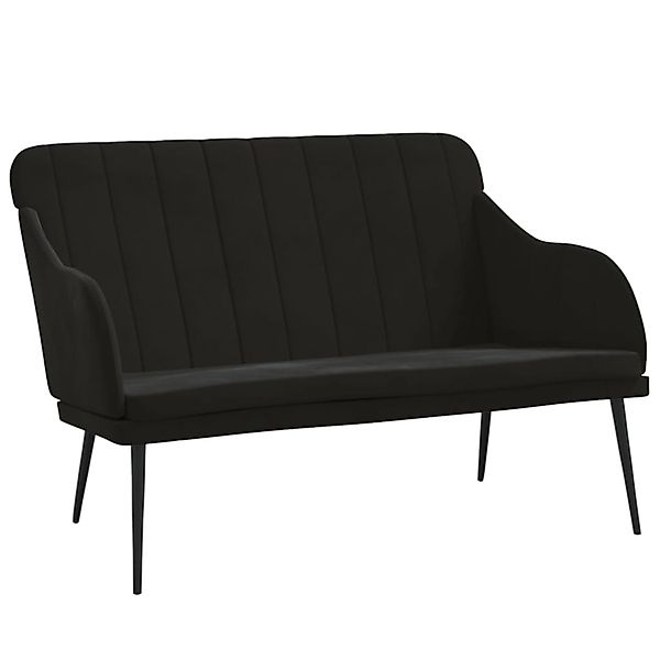 vidaXL Sitzbank Schwarz 110x76x80 cm Samt 351469 günstig online kaufen