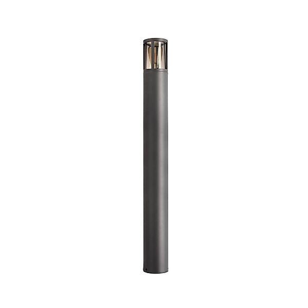 Wegeleuchte Facado II, Höhe 100 cm, grau/rauch, Ø 11 cm IP65 günstig online kaufen