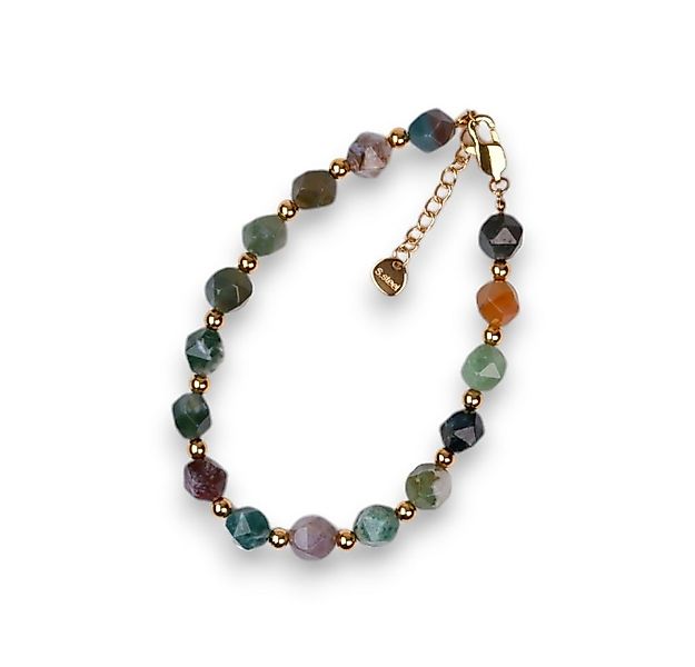 SHELAGO Perlenarmband mit Achat Perlen & Karabinerverschluss (inkl. Geschen günstig online kaufen