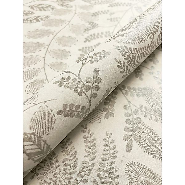 Newroom Vliestapete Irsa Creme Zweige Modern FSC® günstig online kaufen