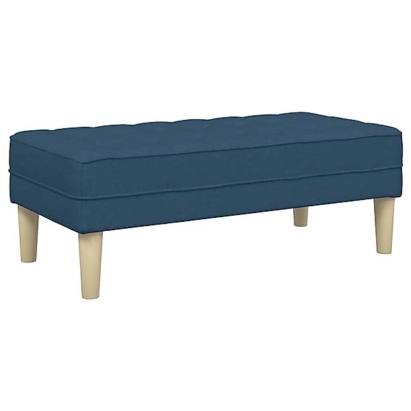 vidaXL Bank Blau 113 x 57 x 39 cm Stoff 42001942 günstig online kaufen