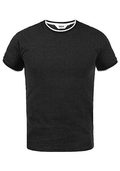 !Solid Rundhalsshirt SDSaul Kurzarmshirt mit All-Over Print günstig online kaufen