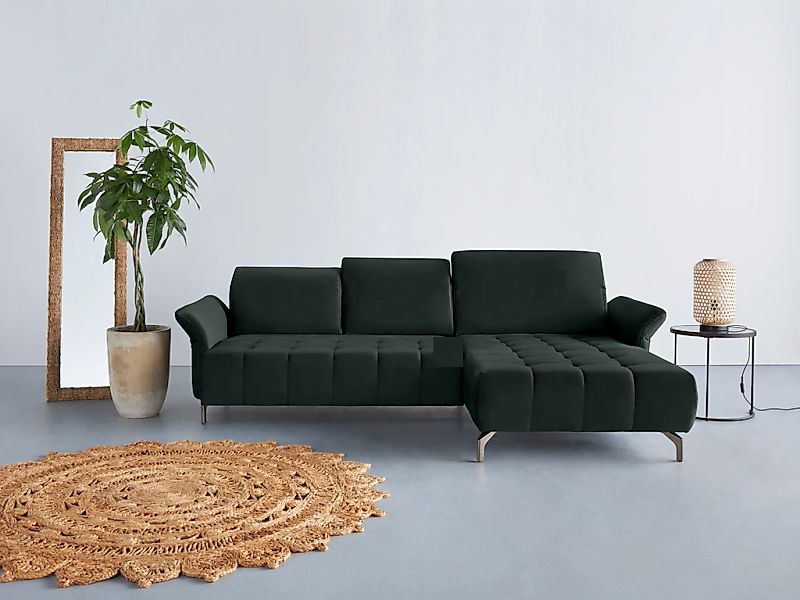 Home affaire Ecksofa "Fresh L-Form" Federkern, wahlweise Kopfteilverstellun günstig online kaufen