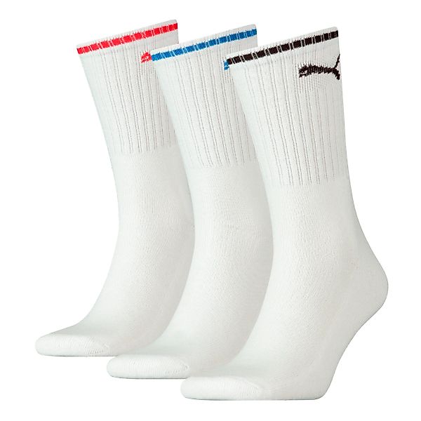 PUMA Sportsocken "PUMA UNISEX STRIPED CREW SOCK 3P" 3 Paar tlg. Komfort-Bun günstig online kaufen
